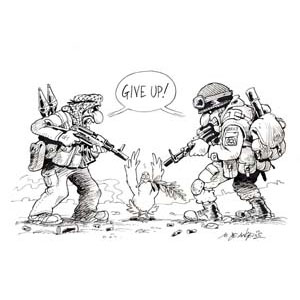 	Give up!, Cartoonists  & Writers  Syndicate	